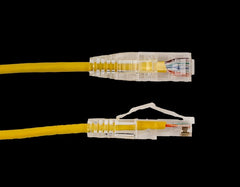 INTELLINET Intellinet 077-2018/05yl Cat 6A Slim Patch Cord 0.5ft