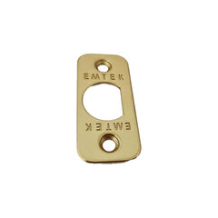 EMTEK Emtek 83231US3 Radius Corner Faceplate Polished Brass
