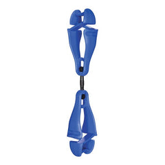 ERGODYNE Ergodyne 19417 Swivel Glove Clip Holder Dual Clips Blue