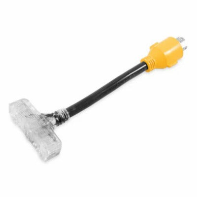 CAMCO Camco Mfg 55413 Generator Adapter 30A to 3x15a 12 in