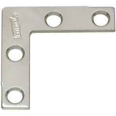 NATIONAL HARDWARE National Mfg N113-795 Flat Corner Iron 1.5in Zinc 4 Pack