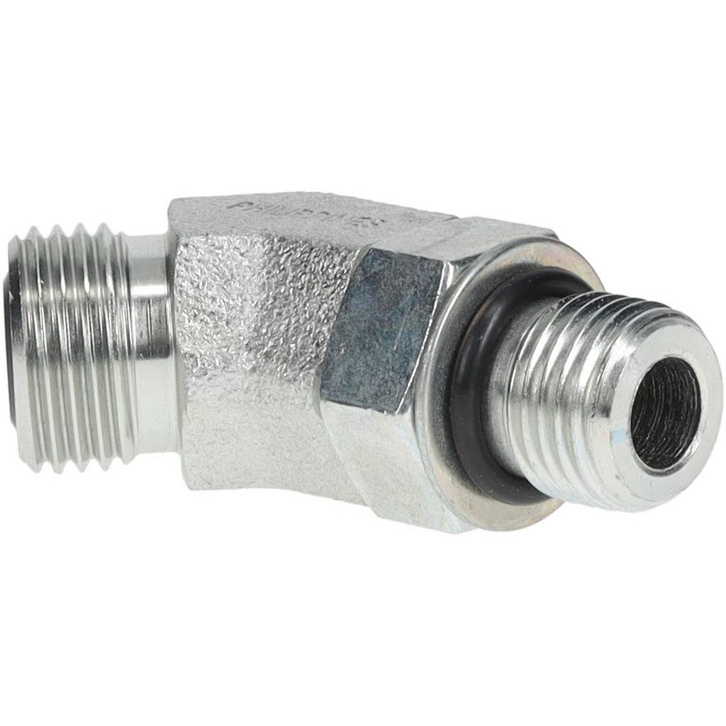 PARKER Parker 6 V5OLO-S Male 45 Elbow Fitting 3/8 in Orfs Sae-orb