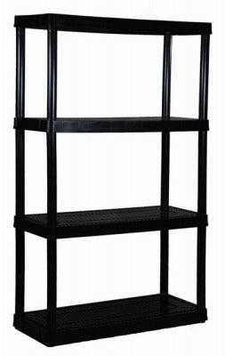 GRACIOUS LIVING Gracious Living 91021MAXIT-1C-36 4-shelf Plastic Shelving Unit