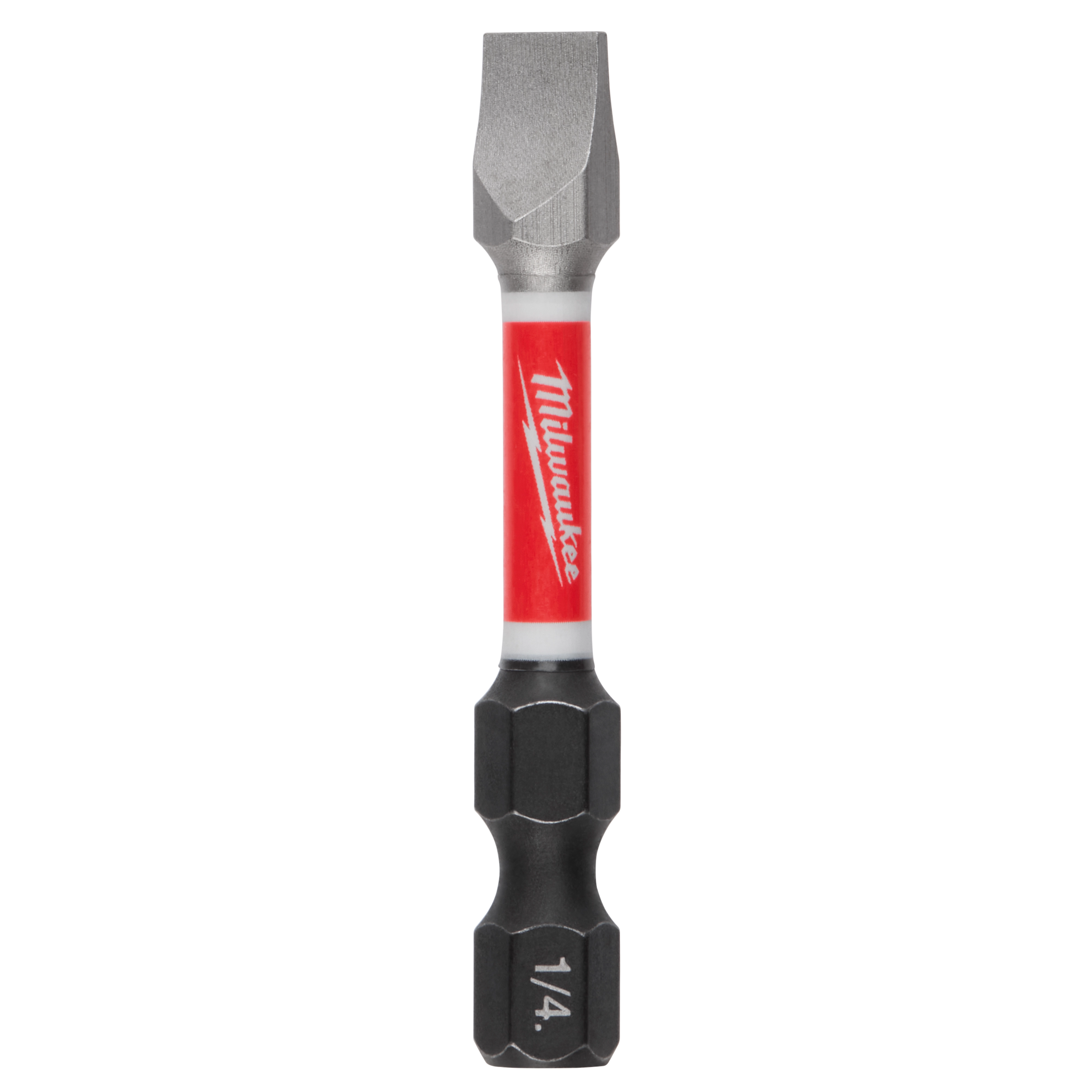 MILWAUKEE Milwaukee 48-32-4918 shockwave impact duty slotted single end screwdriver power bit 1/4 inch 2 inch