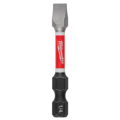 MILWAUKEE Milwaukee 48-32-4918 shockwave impact duty slotted single end screwdriver power bit 1/4 inch 2 inch