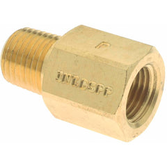 PARKER Parker X1/4FHG4-B Pipe Adapter 1/4 in Mnptf X Fbspp Brass