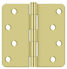 DELTANA Deltana S44R43 4x4 Radius Corner Hinge Bright Brass