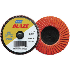 NORTON Norton 77696090146 Flap Disc 40 Grit Type 27 2 Inch