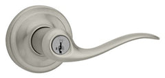 KWIKSET Kwikset 740TNL 15 Smt Cp K4 Tustin Entry Lever Satin Nickel
