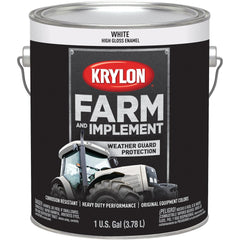 KRYLON Krylon K01963008 Brush-on Paint White High-gloss 1 Gal