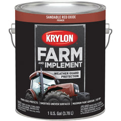 KRYLON Krylon K01982008 Sandable Red Oxide Brush-on Paint 1 Gal