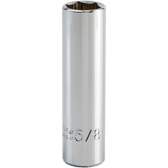PROTO Proto J5320H Deep Hand Socket 5/8 in 6-point Chrome
