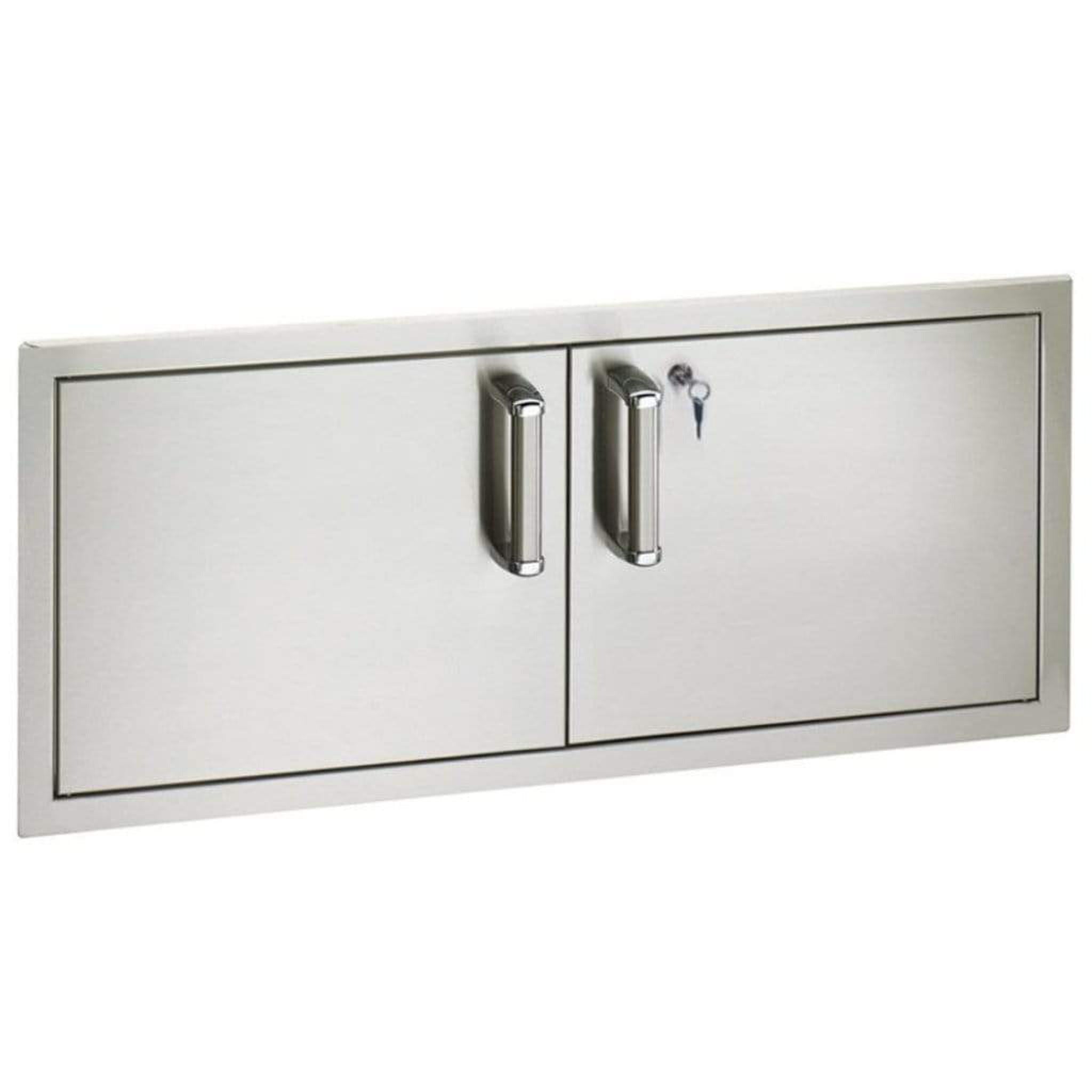 FIRE MAGIC GRILLS Fire Magic Grills 53938KSC Flush Double Locking Access Doors Reduced Height 16 x 39 in