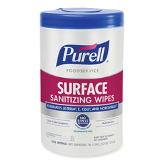 GOJO Gojo GOJ934106 Purell Foodservice Surface Sanitizing Wipes 110 Wipes/Container