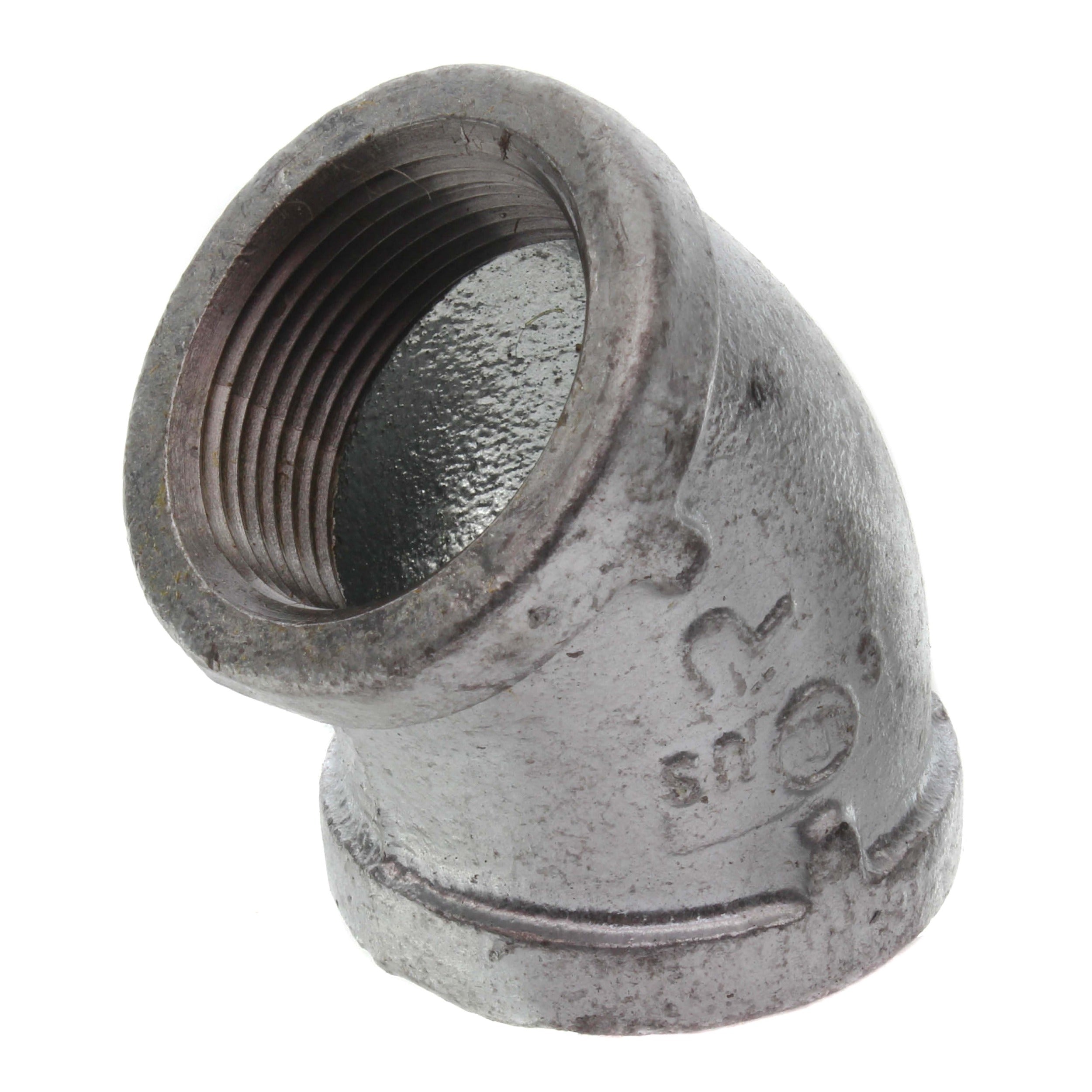 EVERFLOW Everflow GMFF0114 1-1/4 in Galvanized Malleable 45° Elbow (1-1/4 in / 45°)
