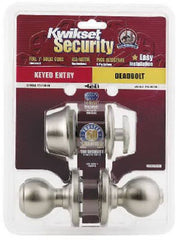 KWIKSET Kwikset 690P 15 Cp K6 Polo Combo Pack Lockset Satin Nickel