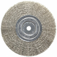 WEILER Weiler 93619 Wheel Brush 8 Inch Stainless Steel 6000 Rpm