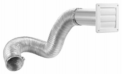 LAMBRO INDUSTRIES Lambro Industries 313W Aluminum Dryer Vent Kit 4x8