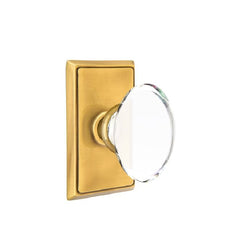 EMTEK Emtek 8121HTUS7 Hampton Glass Knob Passage French Antique Brass