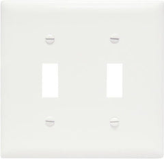 LEGRAND Pass Seymour TP2WCC30 2-gang Toggle Nylon Wall Plate 30-pack