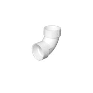 CHARLOTTE PIPE Charlotte Pipe PVC 00300 1000HA 2 in Schedule 40 90 Deg Sanitary DWV PVC Elbow (2 in / Each / 90 Deg)