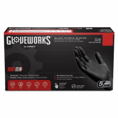 AMMEX Ammex Corporation GPNB48100 Nitrile Gloves Xl 100 Count