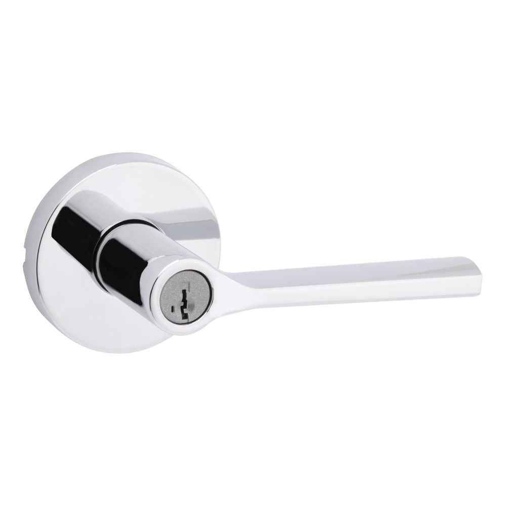 KWIKSET Kwikset 740LSLRDT-26S Lisbon Entry Lock Bright Chrome