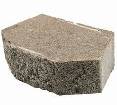 CHRISTYS Oldcastle 16204425 Concrete Garden Wall Block 12x8 in Gray