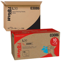 KIMBERLY-CLARK Wypall 03086 L30 Dry Pop-up Wipes 120 Sheets 10 Pack
