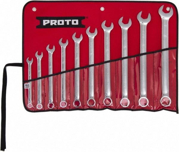 PROTO Proto J1200GHASDT500 Combination Wrench Set 10 Pc