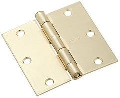 NATIONAL HARDWARE National Mfg N830-232 3in Satin Brass Door Hinge 15 Pack