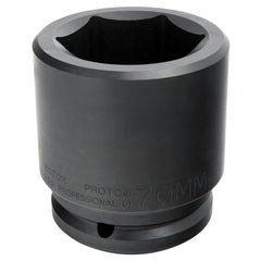 PROTO Proto J15070M Impact Socket 1-1/2 in Drive 70mm 6-pt