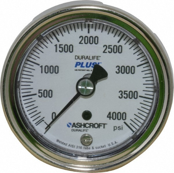 ASHCROFT Ashcroft 251009S02BXLL4K Pressure Gauge 0-4000 Psi