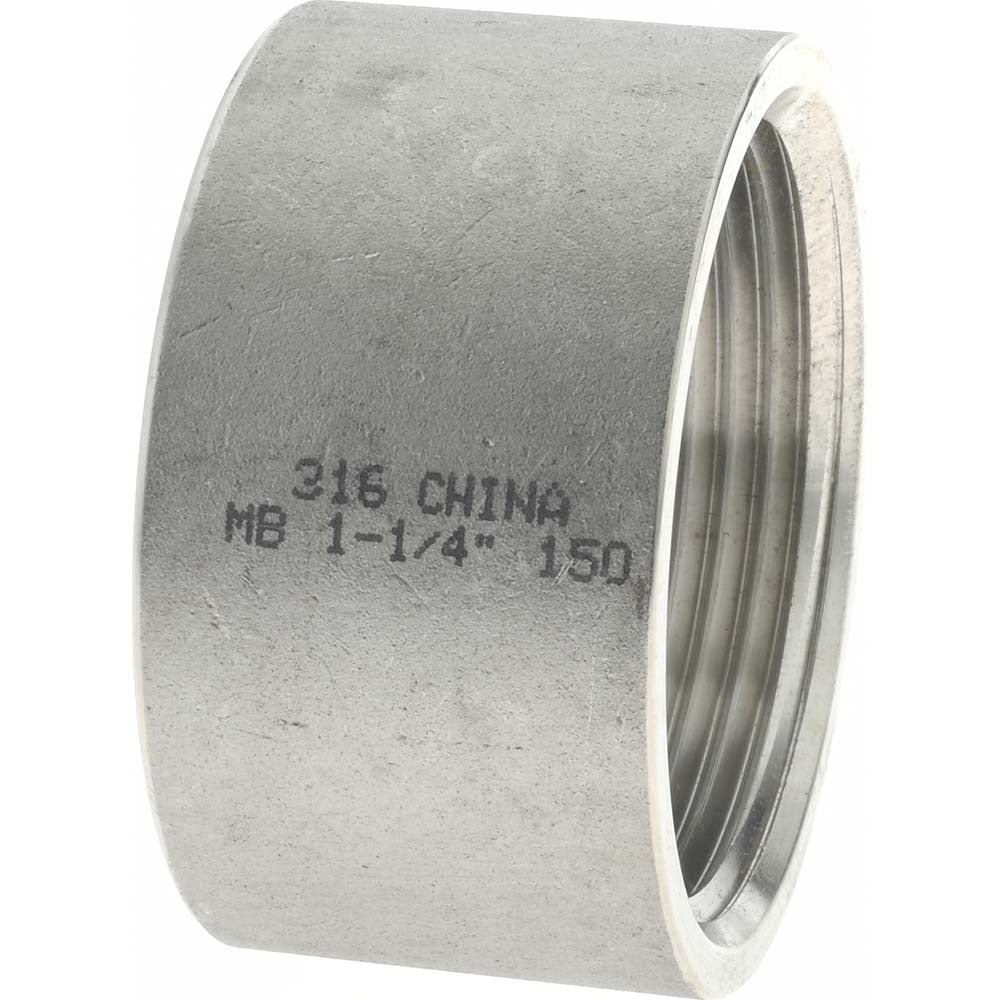 MERIT BRASS Merit Brass K611H-20 Half Coupling 1-1/4 in 316 Ss Fnpt