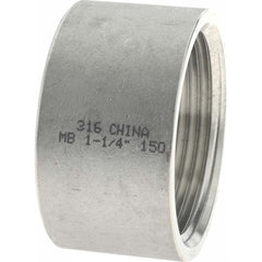 MERIT BRASS Merit Brass K611H-20 Half Coupling 1-1/4 in 316 Ss Fnpt