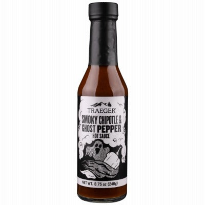TRAEGER Traeger HOT002 Chipotle Ghost Pepper Hot Sauce 8.75 Oz
