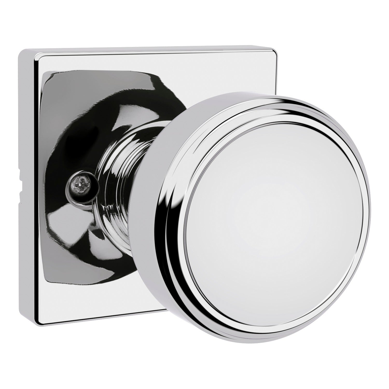 KWIKSET Kwikset 488MNKSQT-26 Maven Knob Half Dummy Lock Chrome