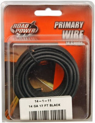 SOUTHWIRE Southwire 55667133 Primary Wire 14 Gauge 17 Feet Black