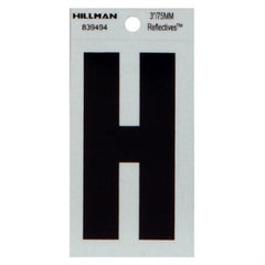 HILLMAN Hillman Fasteners 839494 Adhesive Letter H 3 Inch Black
