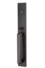 EMTEK Emtek 4819STUUS19RH Stuttgart Lever Lausanne Handleset Flat Black