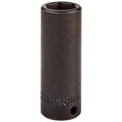 PROTO Proto J7018M Impact Socket 3/8 in Drive 18mm 6-point