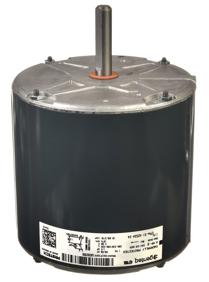 RUUD RUUD 51-42534-24 Condenser Motor 1/3 HP 208-230V 1-Speed