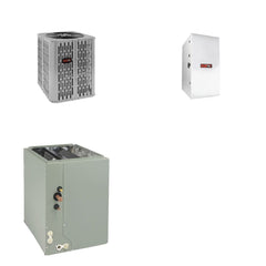 TRANE TRANE 36000 BTU R-454B 15 SEER2 Central Furnace + Coil Dual Fuel System