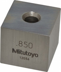 MITUTOYO Mitutoyo 614218-531 Square Steel Gage Block 0.85 in Grade 0