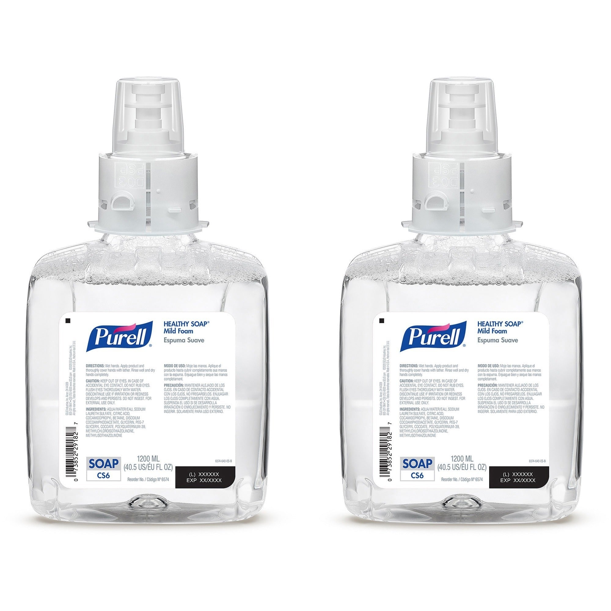 GOJO Gojo GOJ657402 Purell Healthy Soap Mild Foam CS6 1200 mL Cartridge
