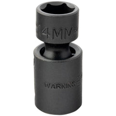 PROTO Proto J77414MP Impact Socket 3/8 in Drive 14mm 6-point