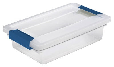 STERILITE Sterilite 19618606 Clip Box 11x6.6x2.75 in Clear 6 Pack