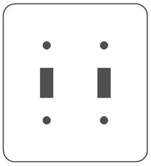 MULBERRY METAL PRODUCTS Mulberry Metal Products 75072 Standard Wallplate (5 in H x 4.562 in W)