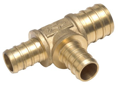 SHARKBITE Sharkbite/cash Acme UC454LFA Pex Barb Tee 3/4x1/2x1/2