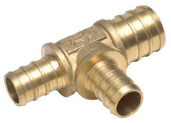SHARKBITE Sharkbite/cash Acme UC454LFA Pex Barb Tee 3/4x1/2x1/2
